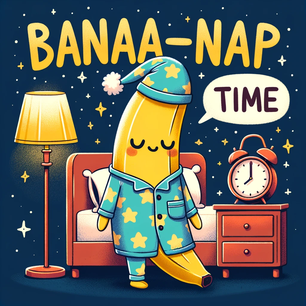 Bana-nap time - Pajama Pun