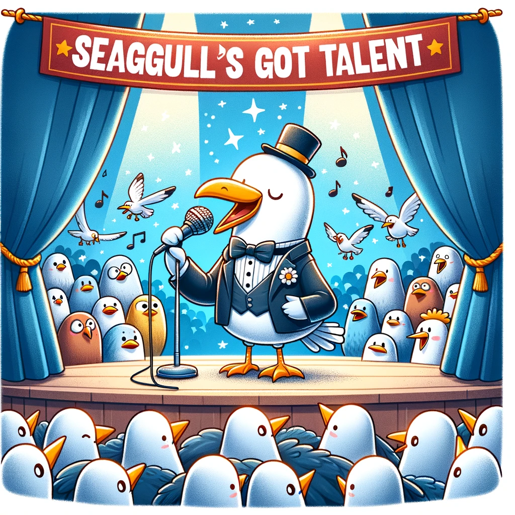 Seagull's Got Talent - Seagull Pun