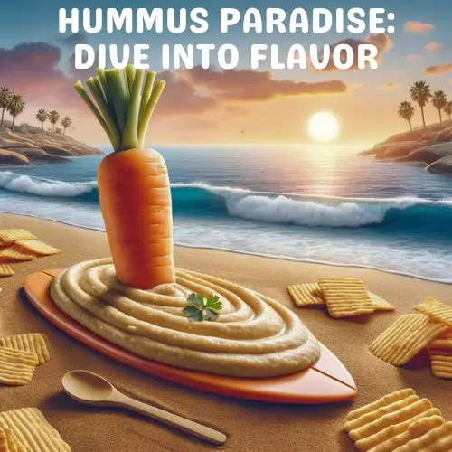 HUMMUS paradise- dive into flavor - Hummus Pun