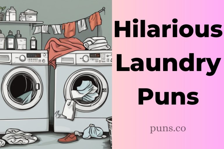 75 Laundry Puns That Will Have You Tumbling with Glee!