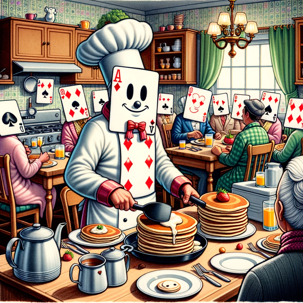 Poker Pancake Party - Poker Pun