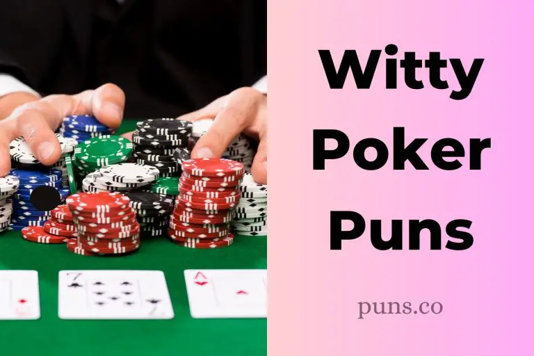 83 Poker Puns To Stack Your Deck with Humour and Wit!