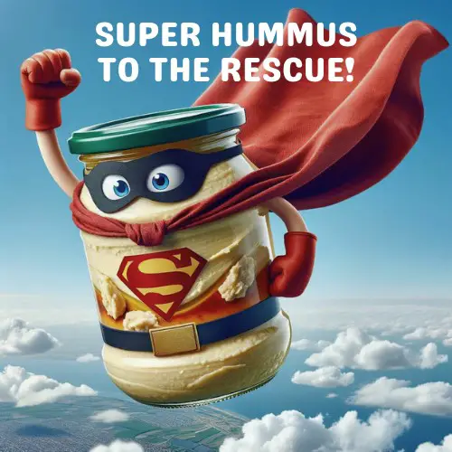 super hummus to the rescue - Hummus Pun