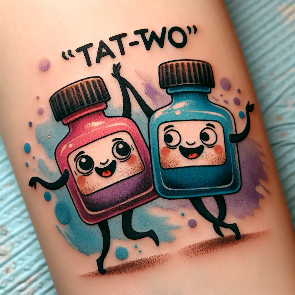 tat-two - Tattoo Pun