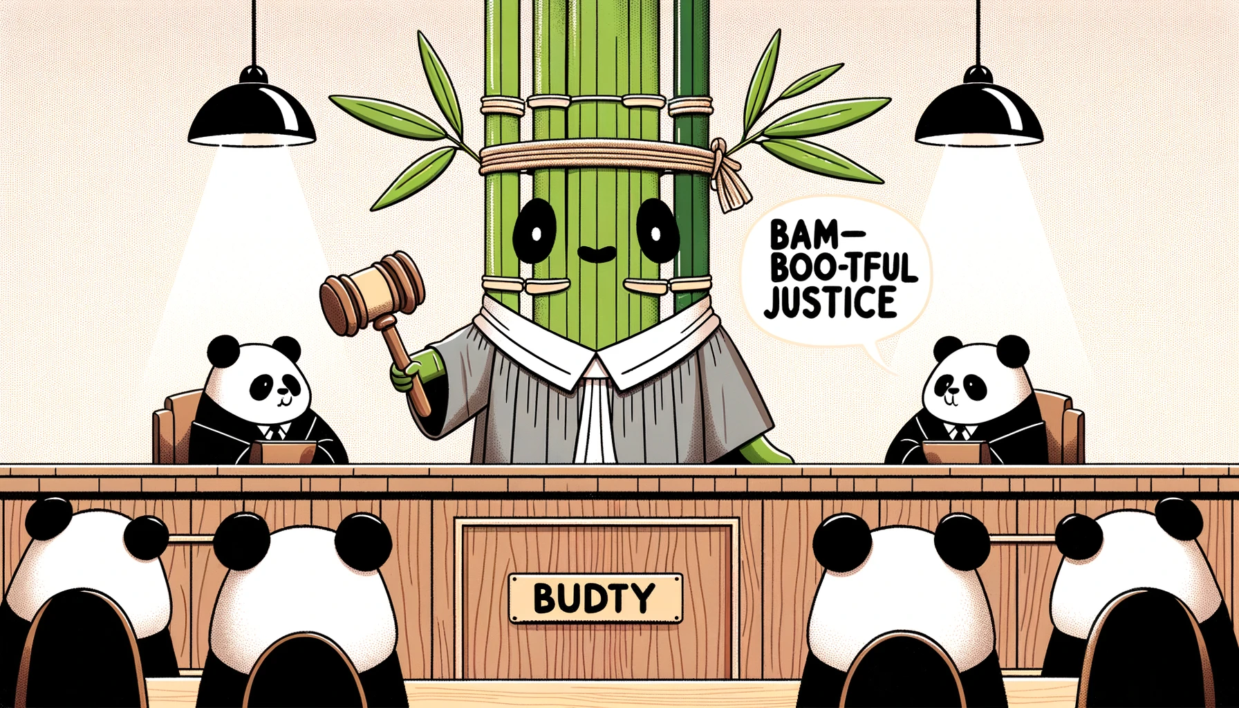 Bam-bootful justice - Bamboo Pun
