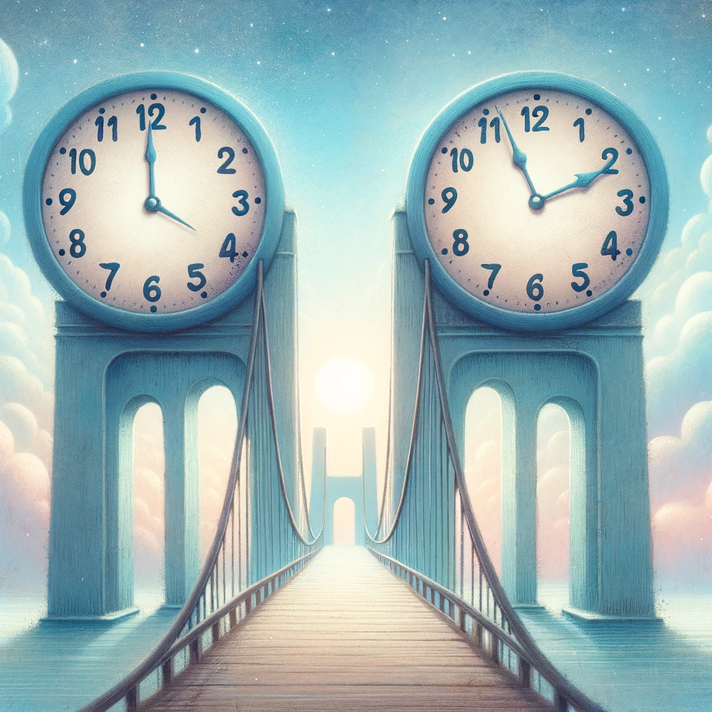 Bridging the gap between 'now' and 'nap time'.- Bridge Pun