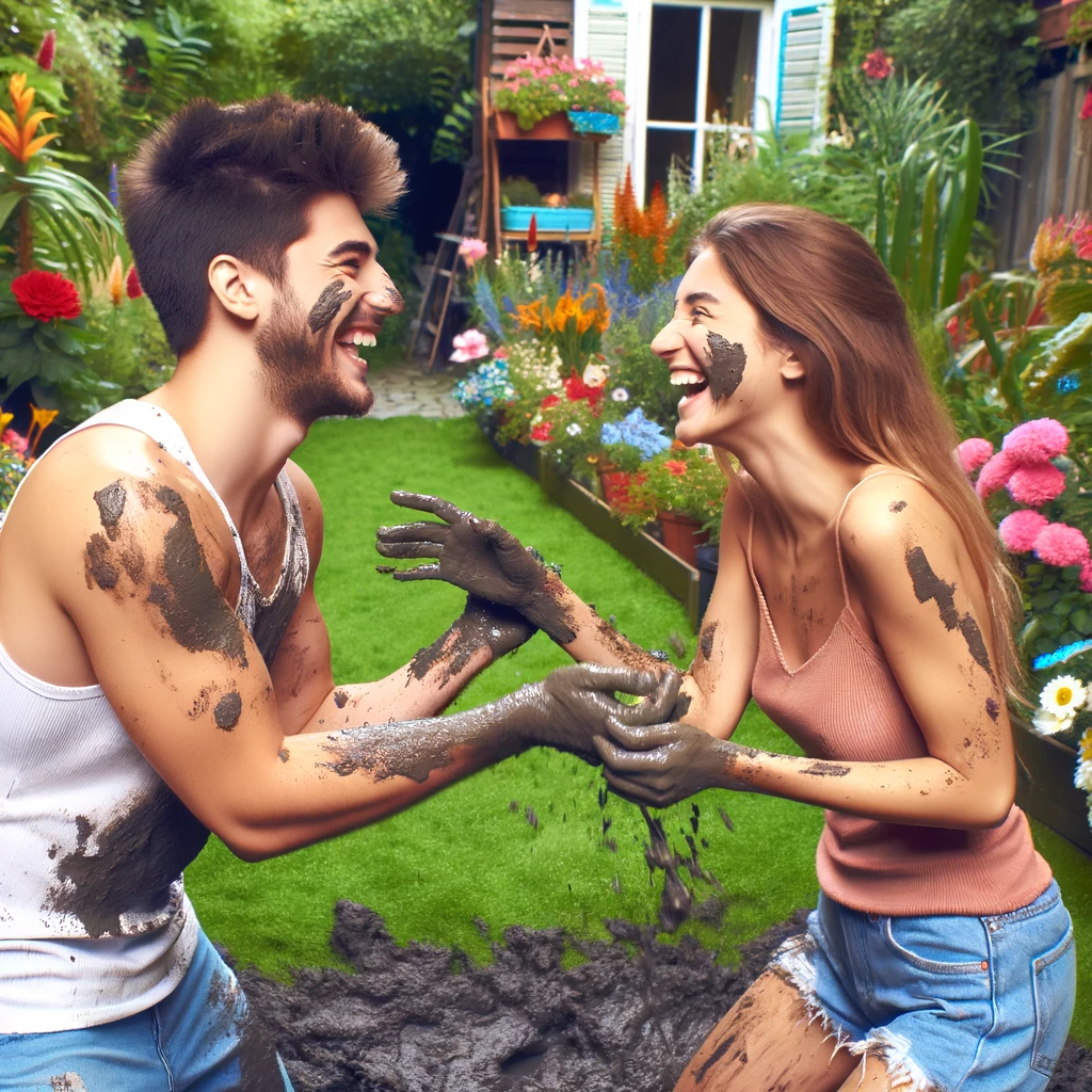 Dirt and Flirt- Romancing the Mud-splattered Garden- Dirt Pun