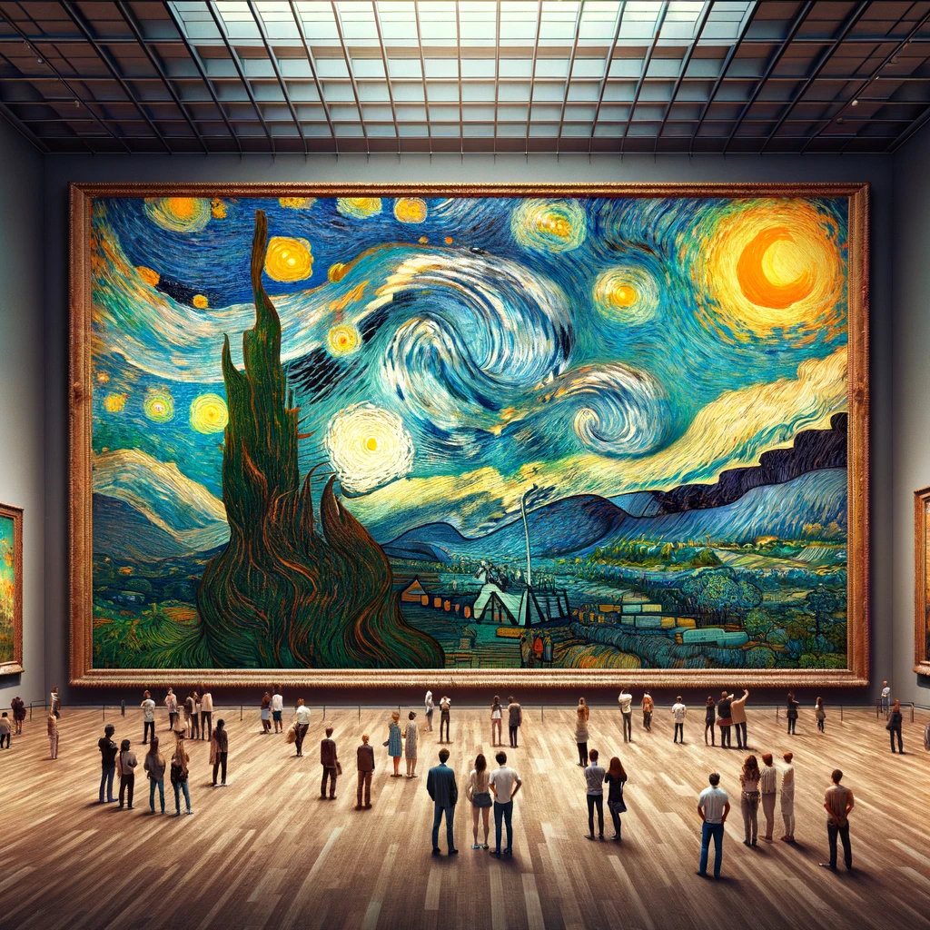 Gogh Big or Gogh Home- Van Gogh Pun