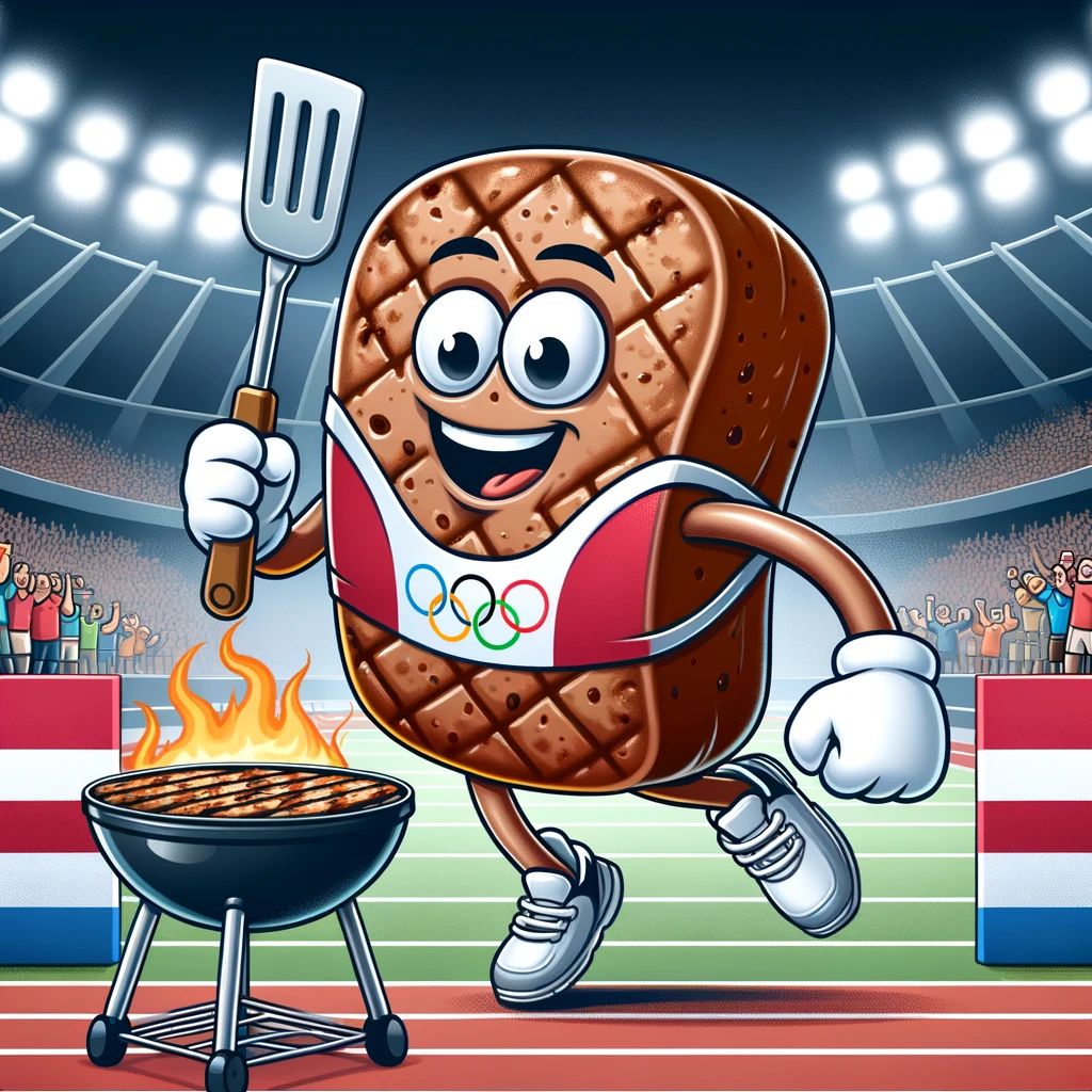 Grilling my Way to Olympic Gold- Meatloaf Pun