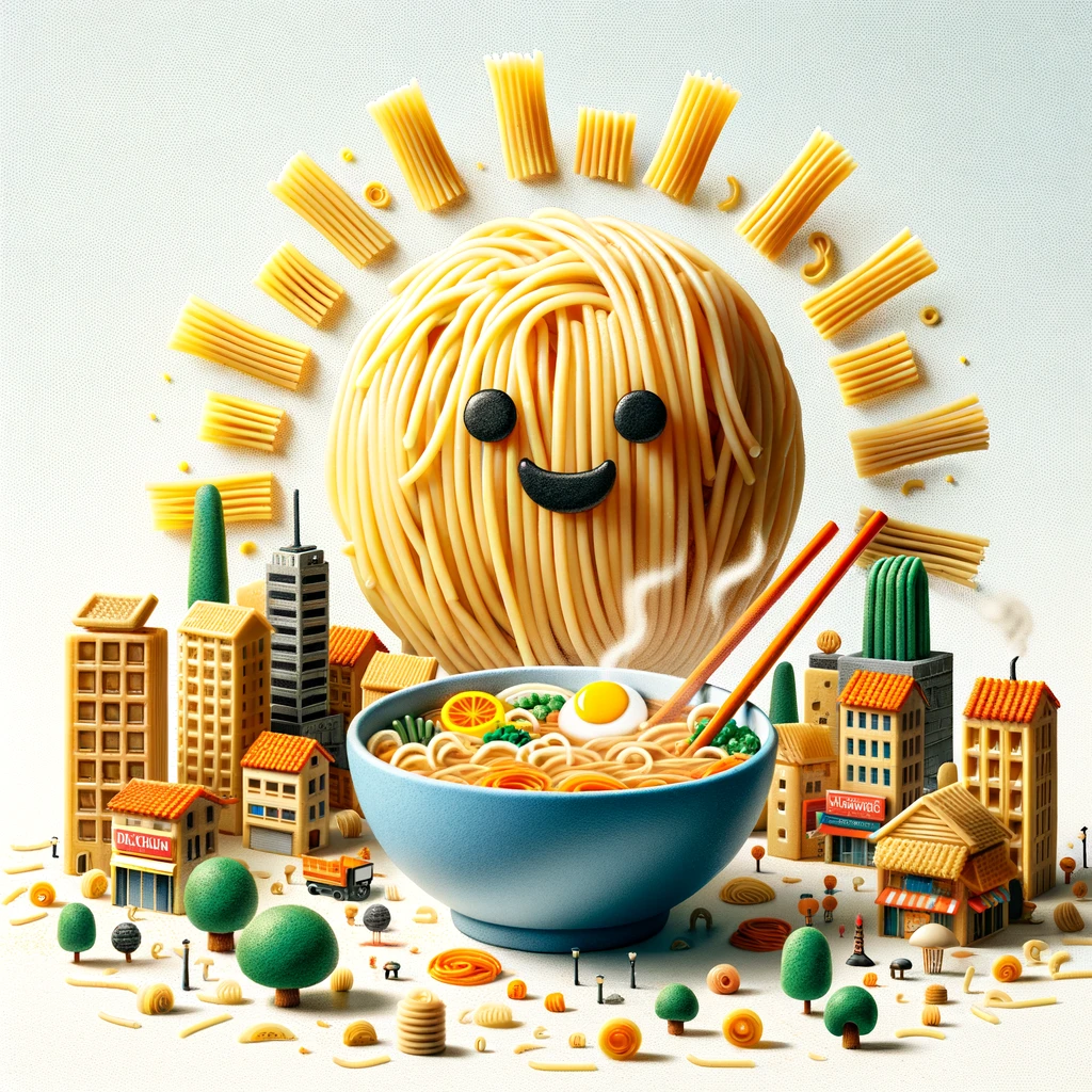 In a world full of spaghetti, be a ramen!- Noodle Pun