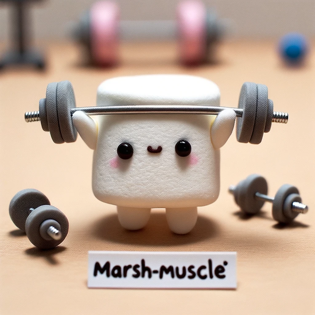 Marsh-Muscle - Marshmallow Puns