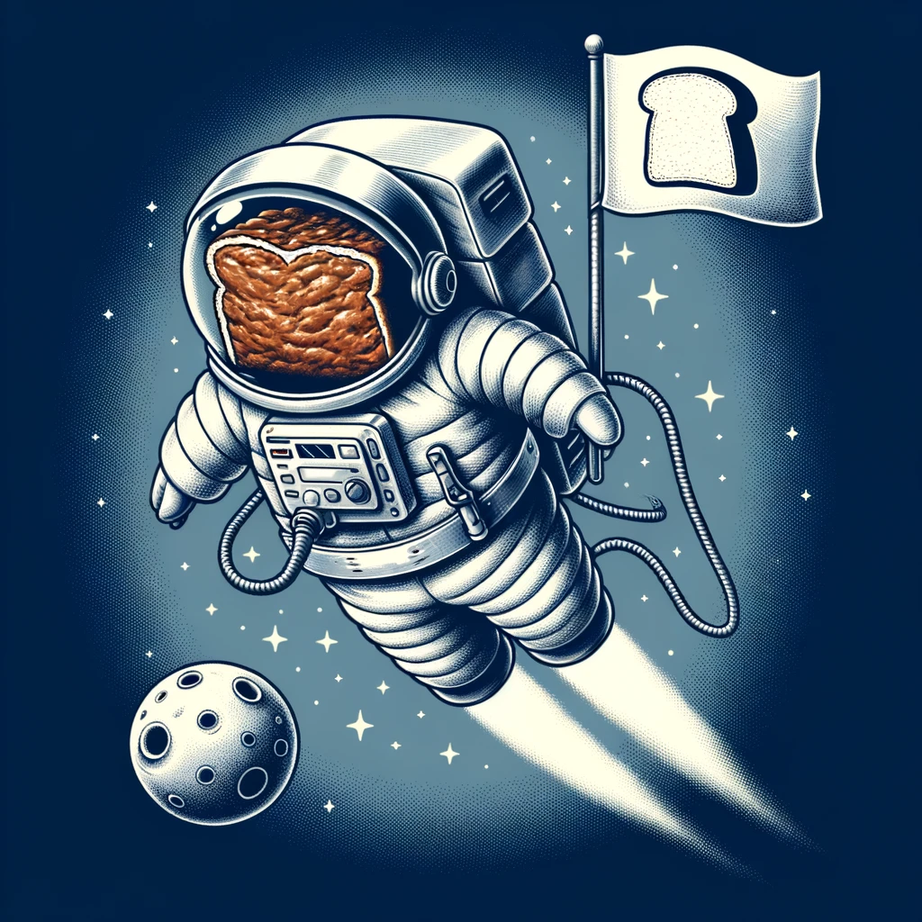 Meatloaf, the Astronaut, Rockets into Space- Meatloaf Pun