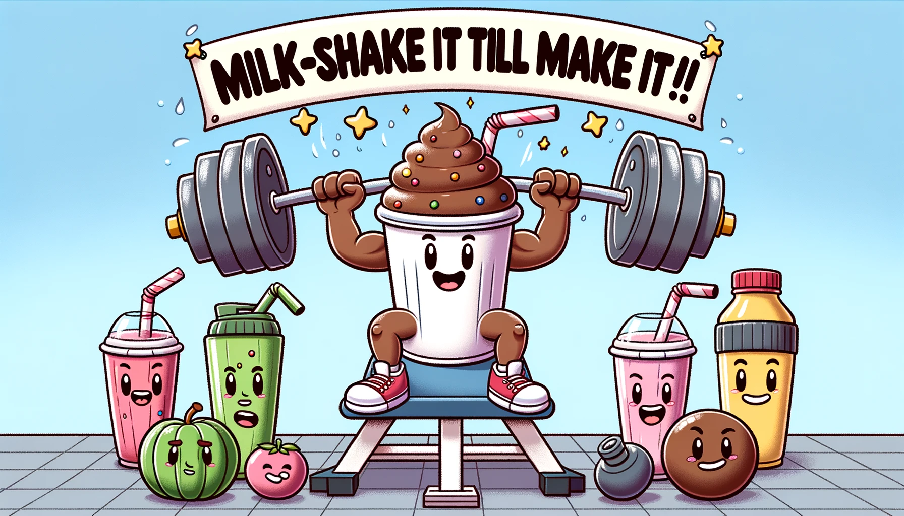 Milkshake it till you make it - Milkshake Pun