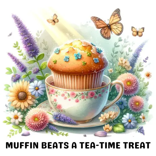 Muffin beats a tea-time treat - Muffin Pun