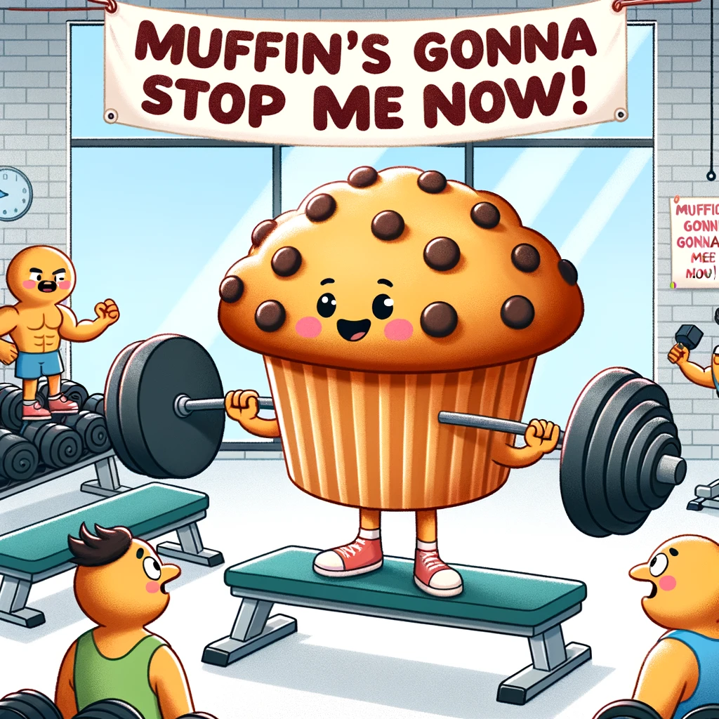 Muffin's gonna stop me now! - Muffin Pun