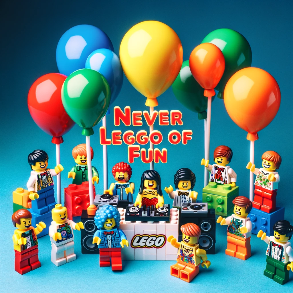 Never Lego of fun- Lego Pun