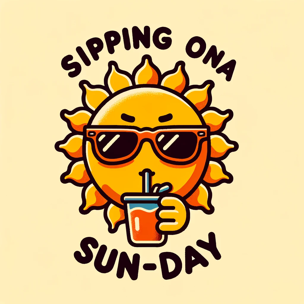 Sippin' on a Sunday - Sunday Pun