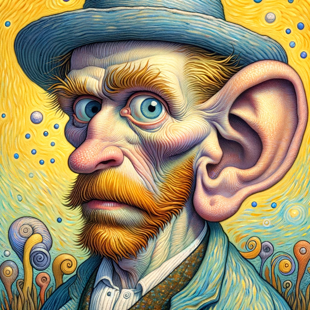 That's Ear-resistible Art- Van Gogh Pun