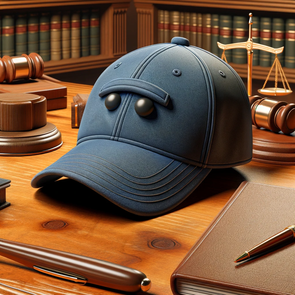 The baseball cap makes its case in court- Cap Pun