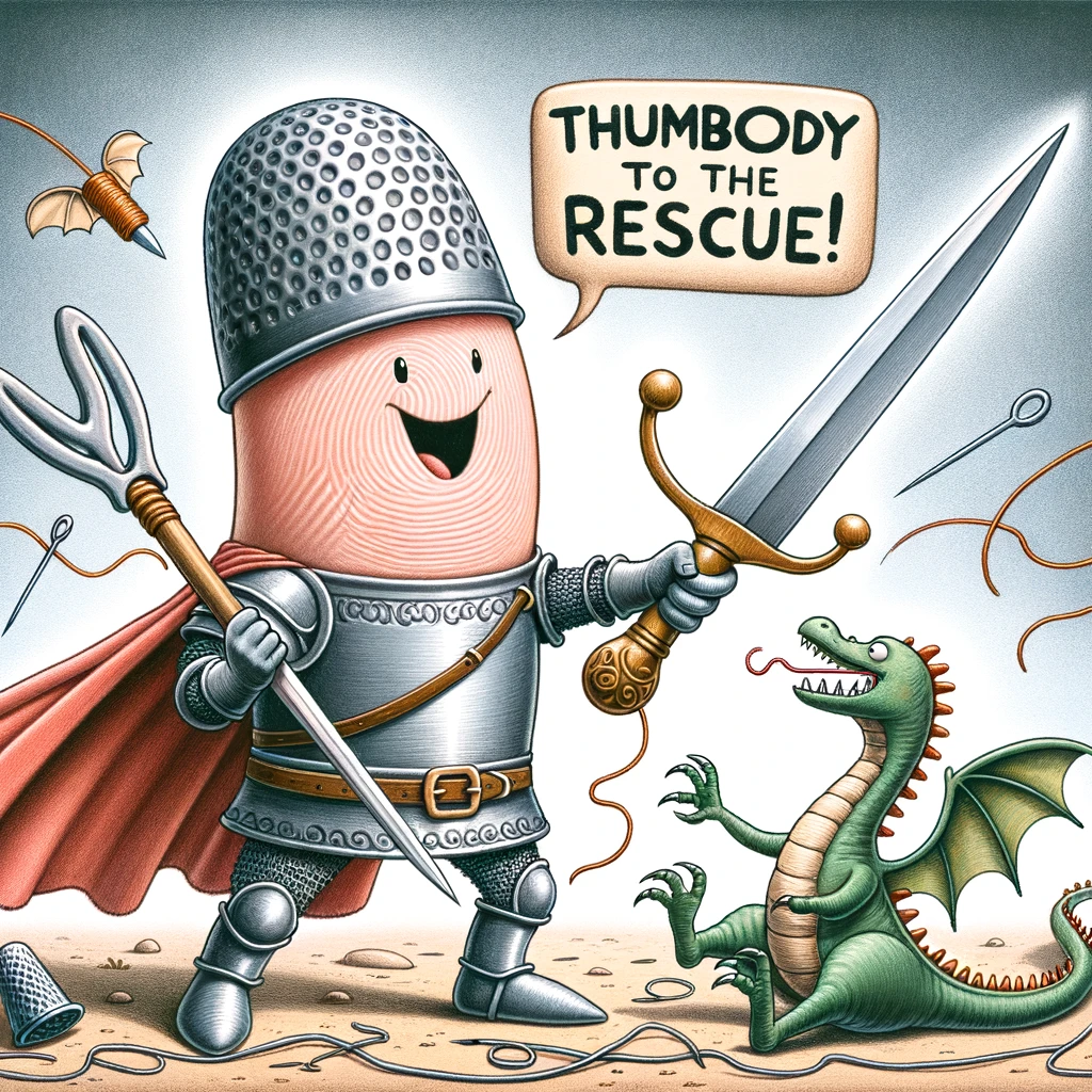 Thumbody to the rescue - Thumb Pun