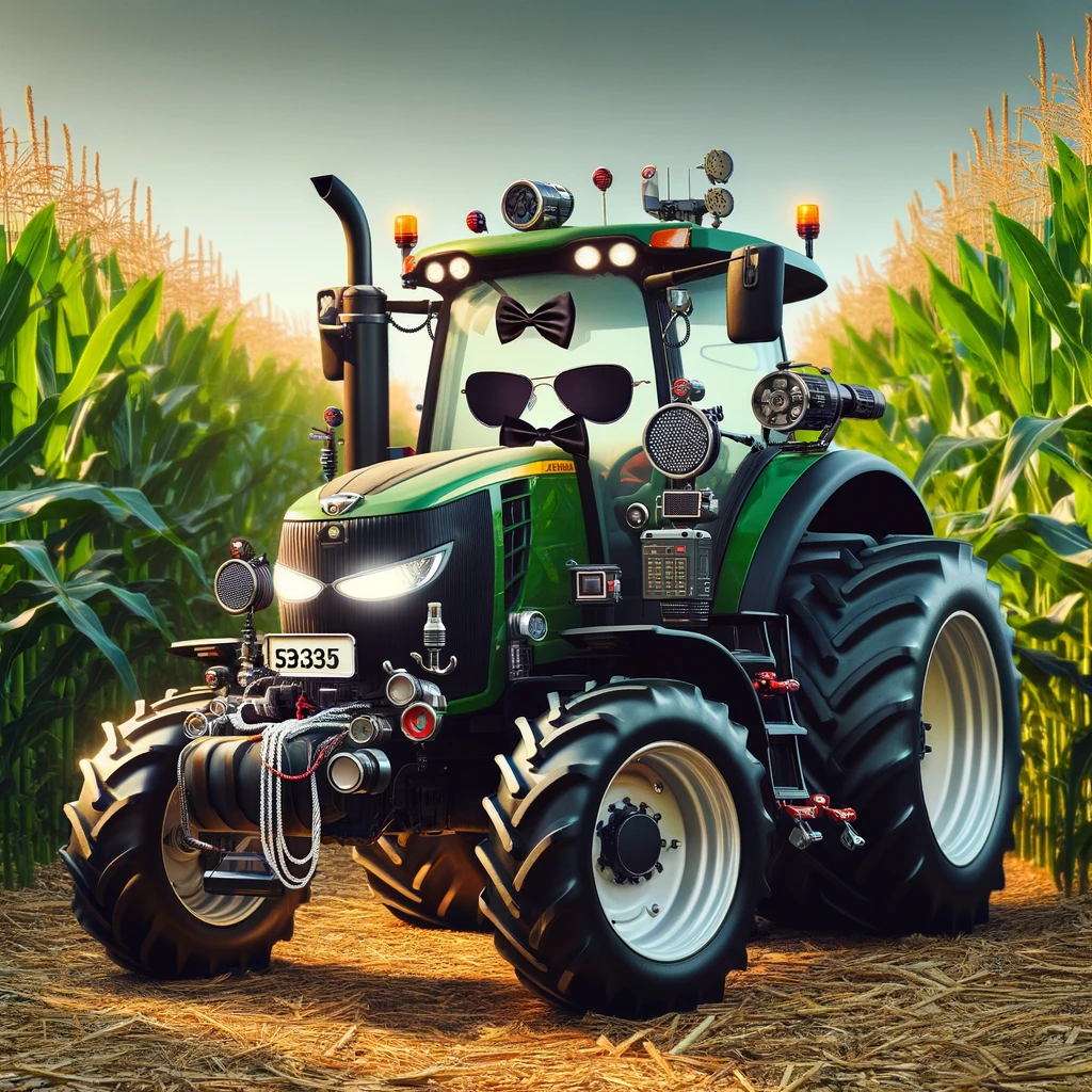Tractor- The ultimate 'field' agent.- Tractor Pun