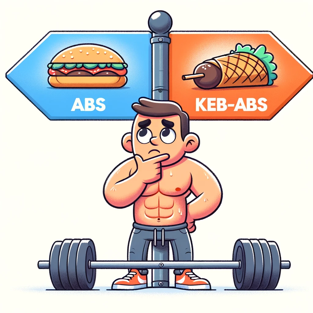 Why have abs when you can have Keb-abs. - Kebab Pun