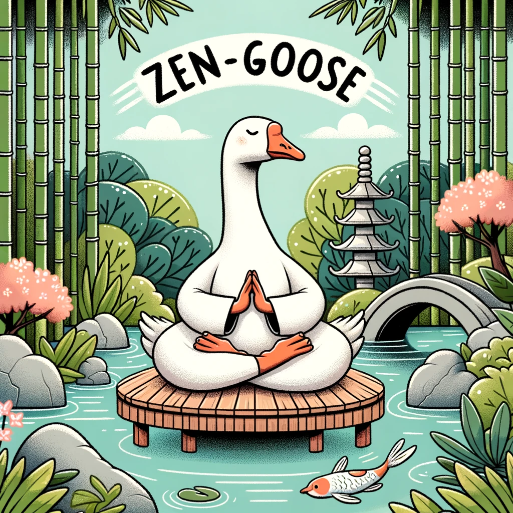Zen Goose - Goose Pun