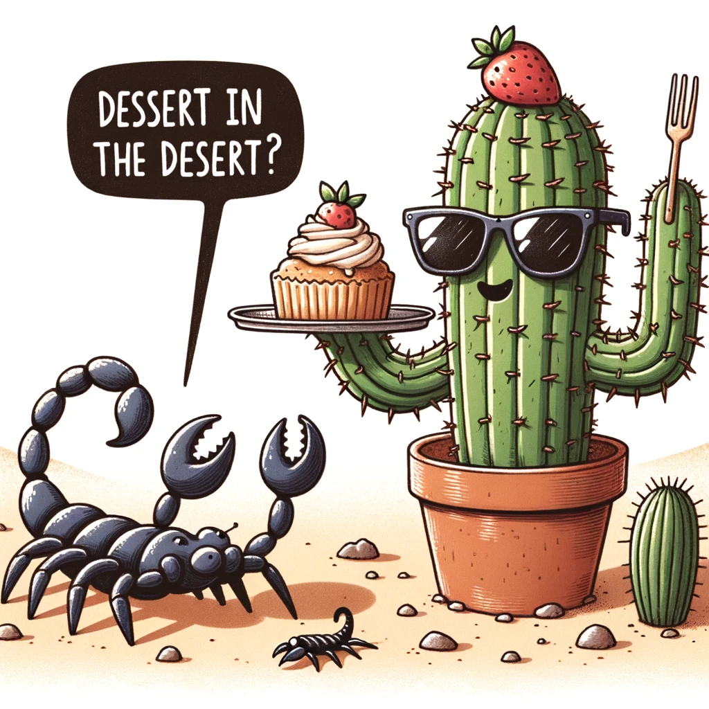 dessert in desert - desert puns