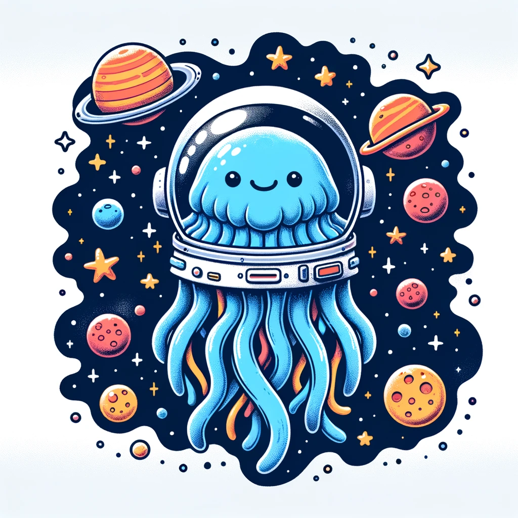 A jellyfish in space is a jelly-naut!- Jellyfish Pun