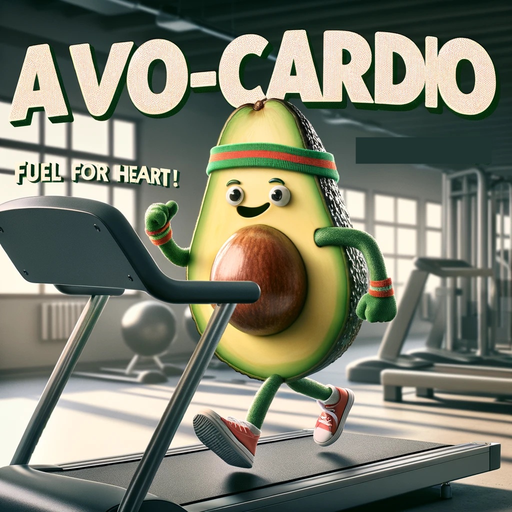 Avo-cardio- Fuel for the Heart!- Avocado Pun