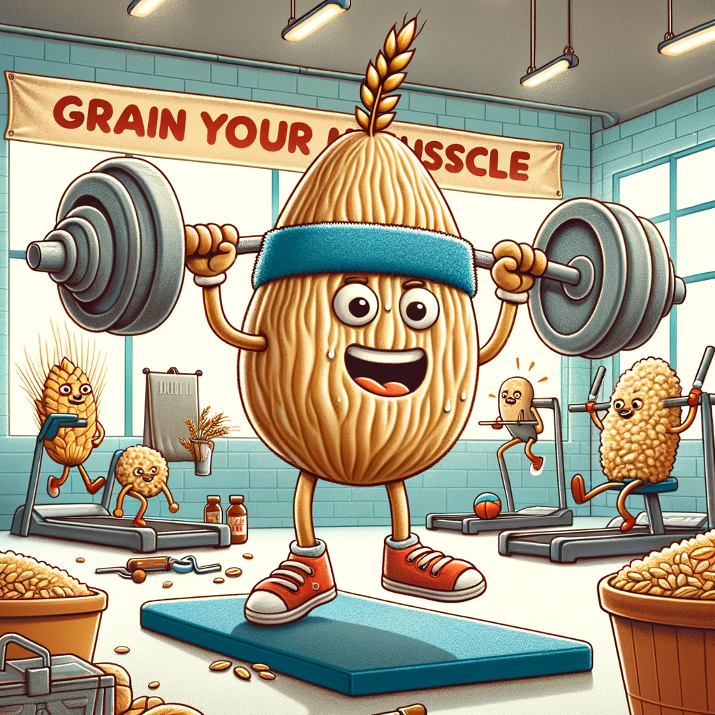 Grain your muscle - Oat pun