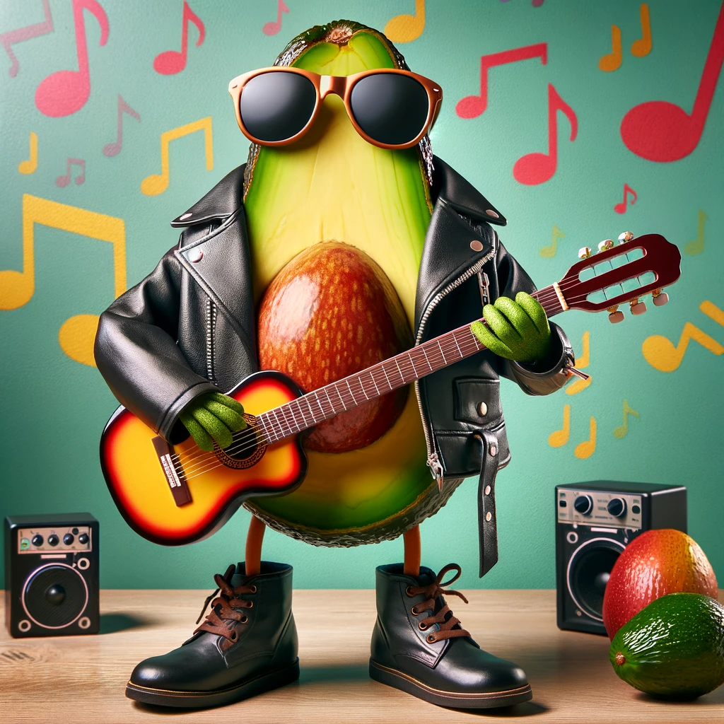 Guac 'n' Roll- Avocado Pun