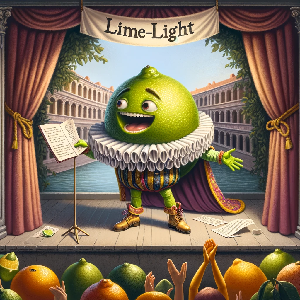 I love the lime-light. - Lime Pun