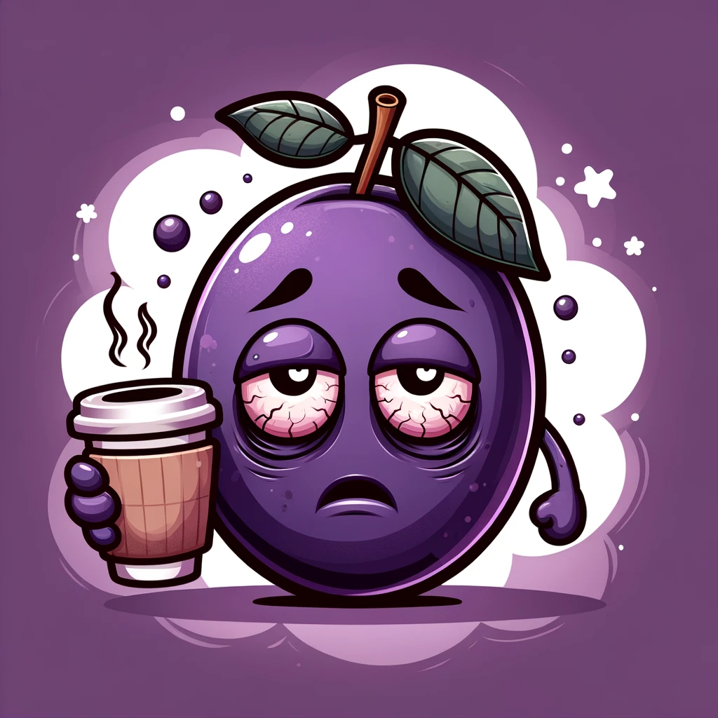 I'm feeling a little purple today; I guess I'm just plum tired. - Purple Pun