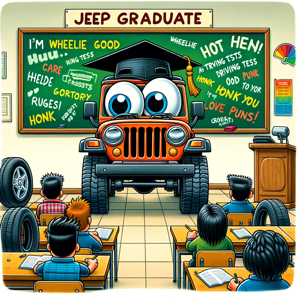 Jeep graduate - Jeep Pun