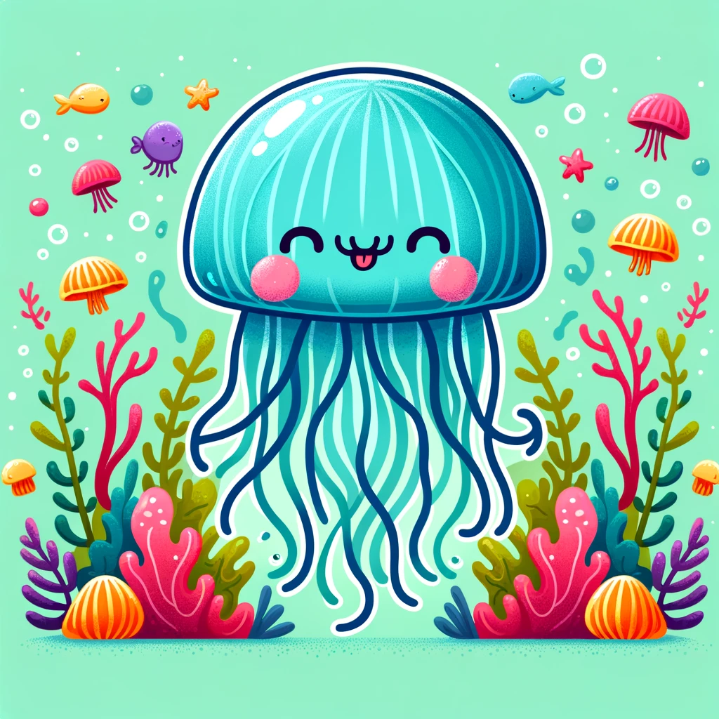 Jelly belly of the sea.- Jellyfish Pun