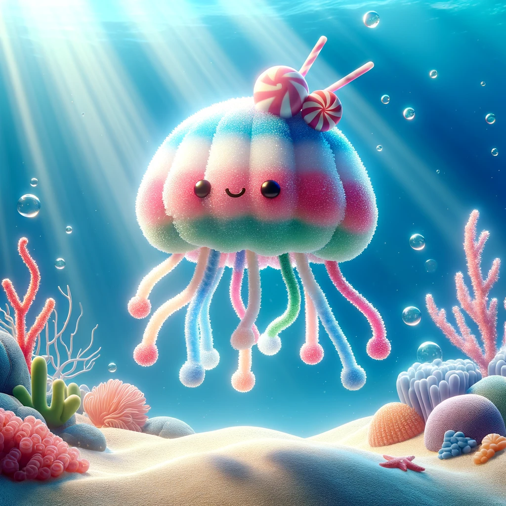 Jellyfish- The ocean's sweetest sting.- Jellyfish Pun