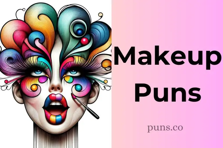 124 Makeup Puns to Blend Fun with Fashion Effortlessly!