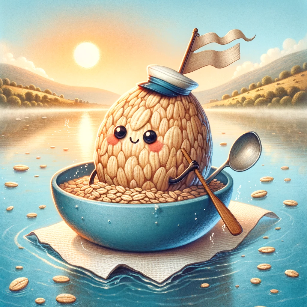 Oats in my bowl, wind in my sails; that's a perfect morning - Oat Pun
