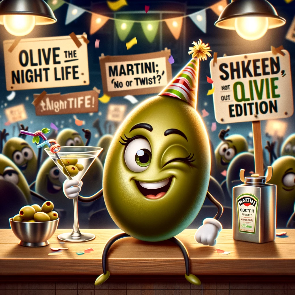 Olive for the moments that make us happy! - Olive Pun