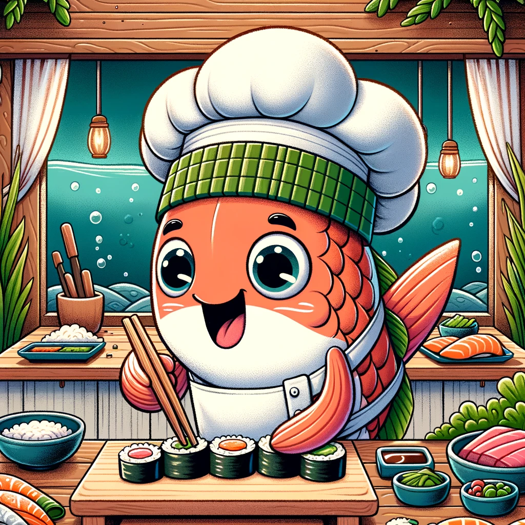 When life hands you Salmon, make sushi - Salmon Pun