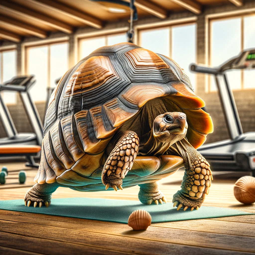 A tortoises favorite exercise is the shell up. Tortoise Pun