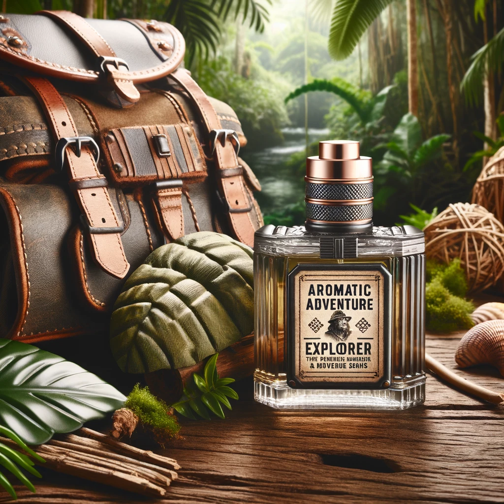 Aroma-tic Adventure - Dive into the jungle of scents, no map needed- Perfume Pun
