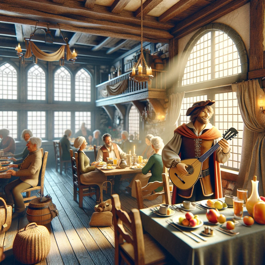 Bard and Breakfast- Wake Up to Sonnets and Songs- Bard Pun