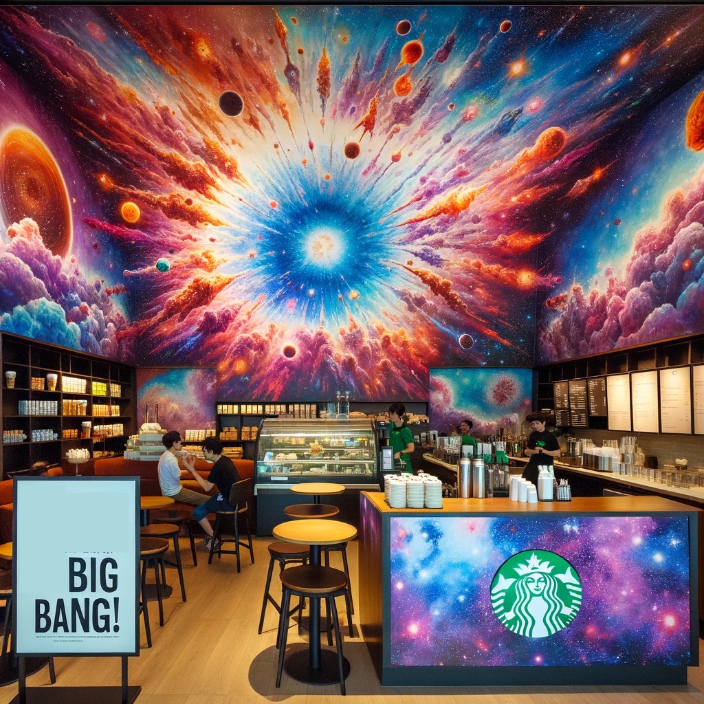 Cosmic Cappuccino Starbucks Flavor Big Bang Starbucks Pun