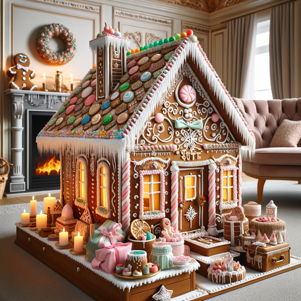 Gingerbread Houses Where Every Room Is a Suite. Gingerbread Pun