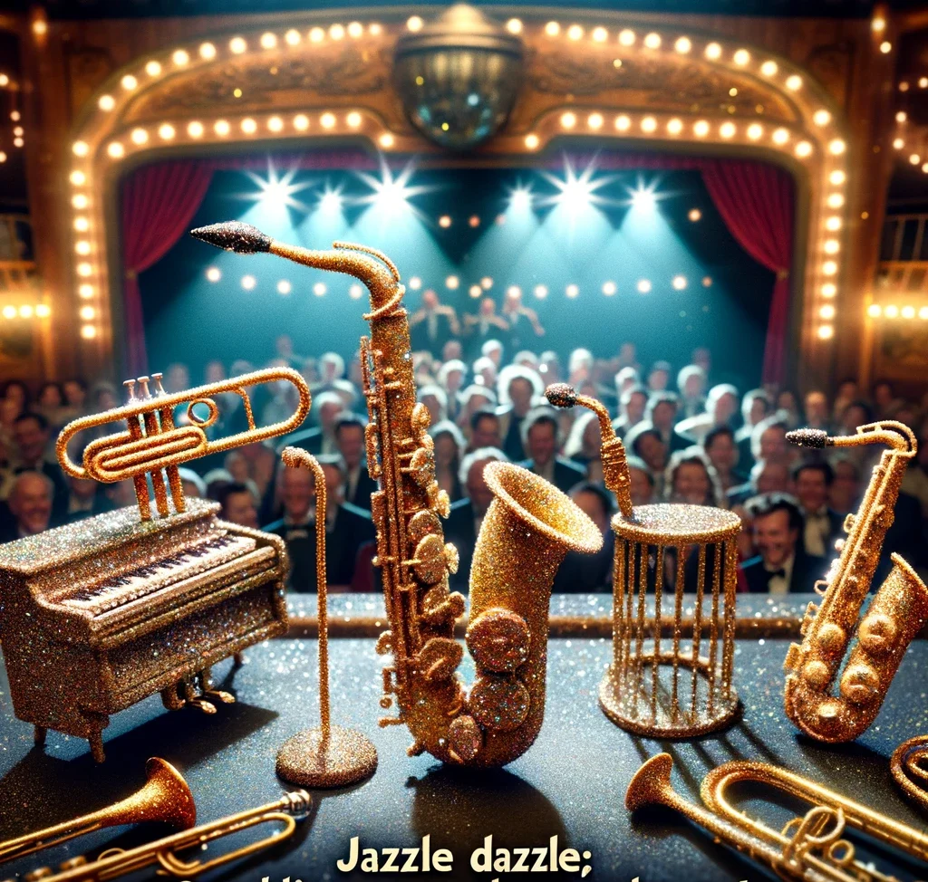 Jazzle Dazzle Sparkling More Than the Saxophones Jazz Pun e1702142177465