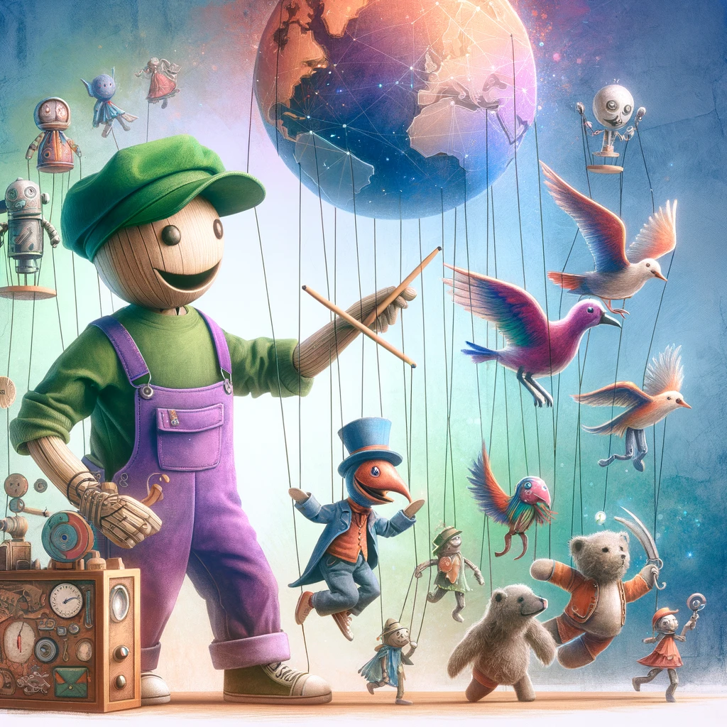 Mario-nette- Pulling the Strings of Adventure- Mario Pun