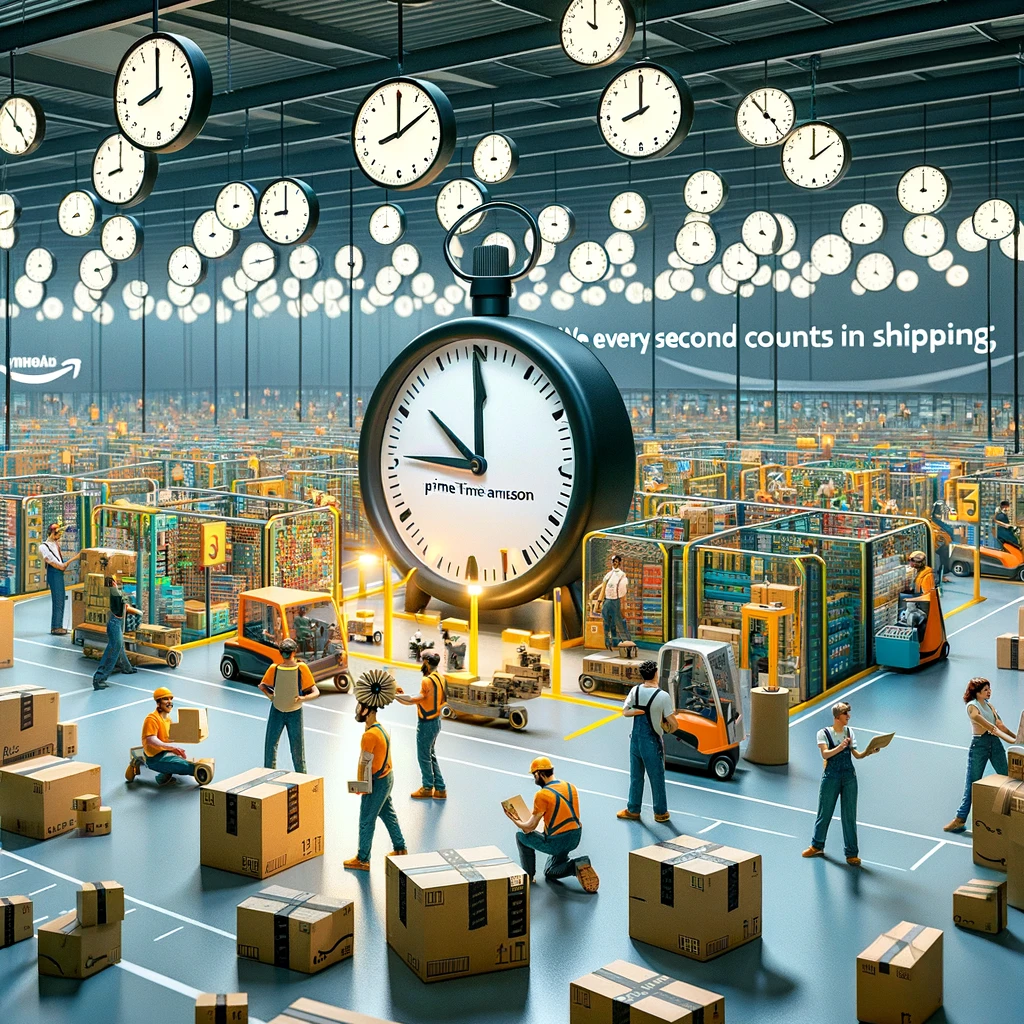 Prime time at Amazon – where every second counts in shipping Amazon Pun