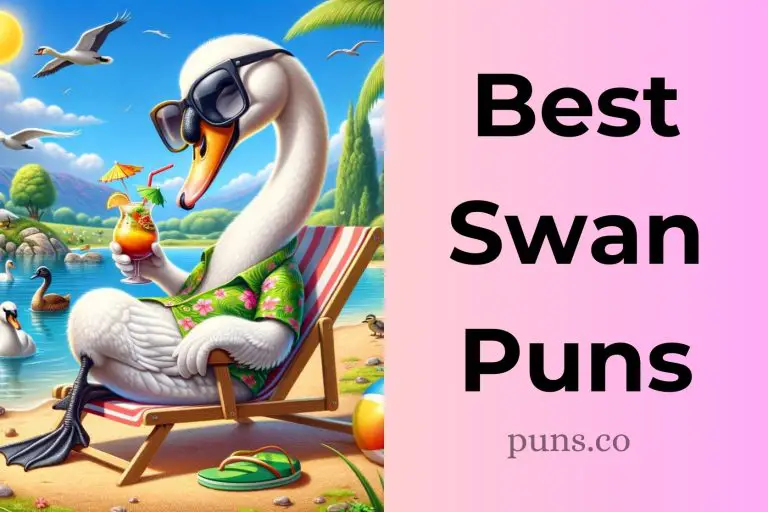110 Swan Puns To Dive Deep Into Feathered Funnies!